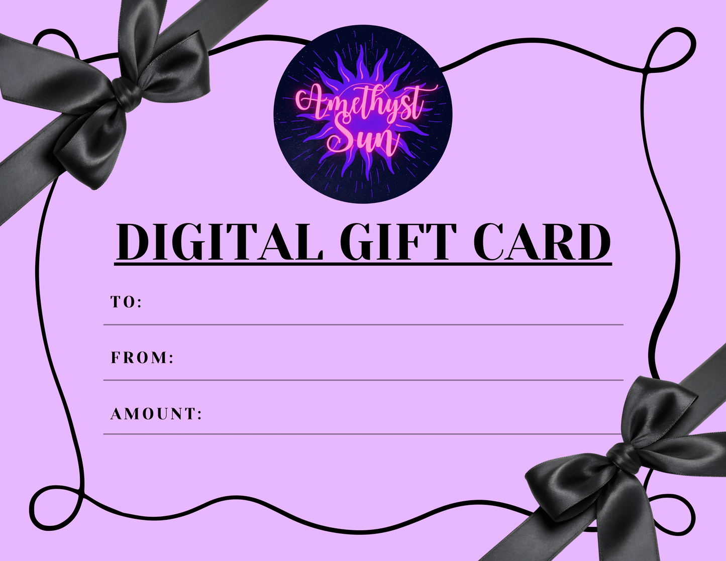 Digital Gift Card ($25 - $100)